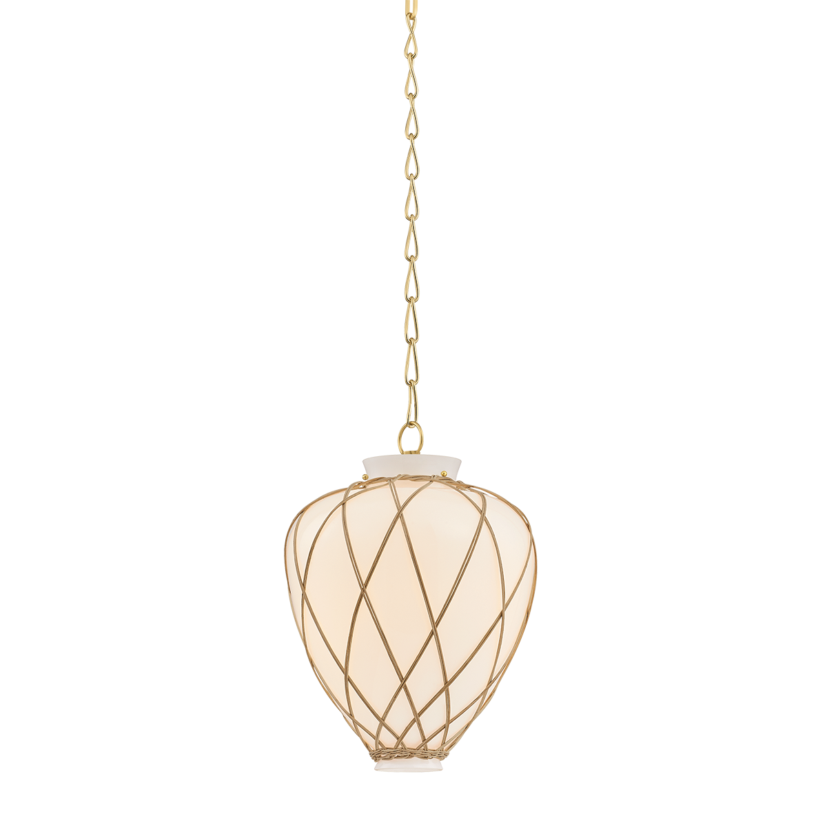 Hudson Valley Apple Valley 13.25" Pendant Aged Brass