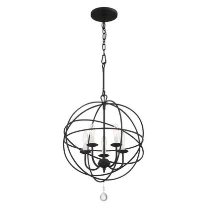 Crystorama Solaris 5-Light Chandelier - detail