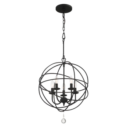Crystorama Solaris 5-Light Chandelier - detail
