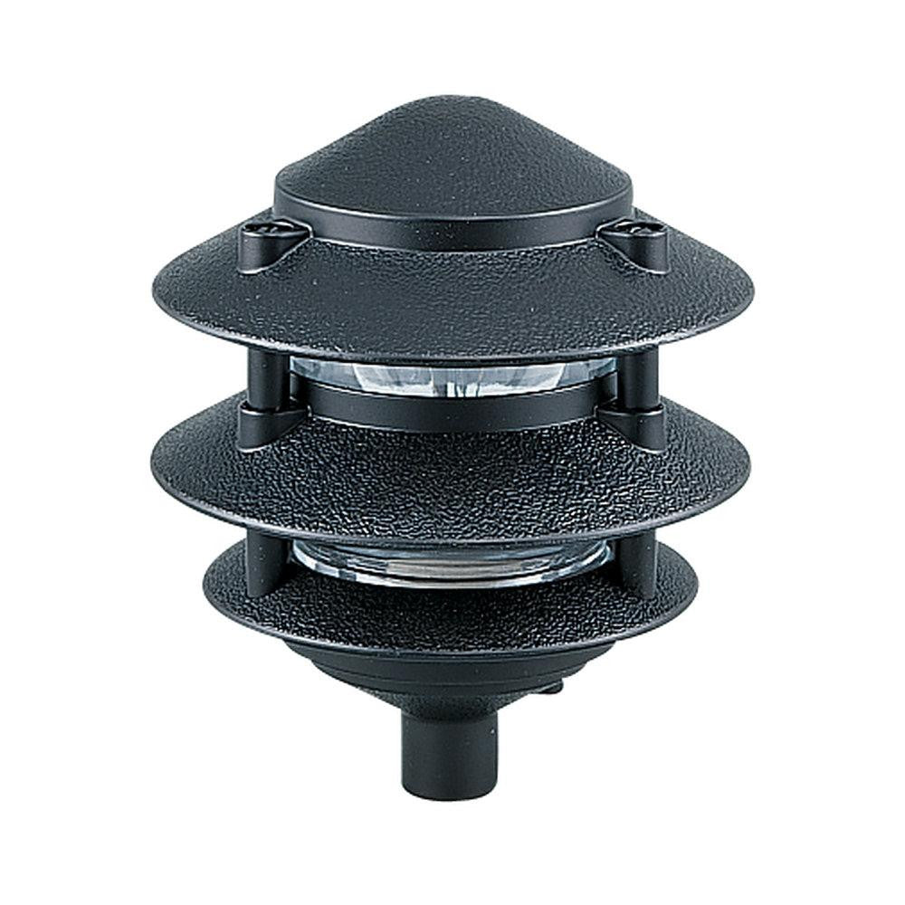 Generation Lighting Landscape Lighting One Light Outdoor Path Black