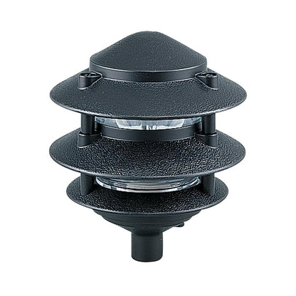 Generation Lighting Landscape Lighting One Light Outdoor Path Black