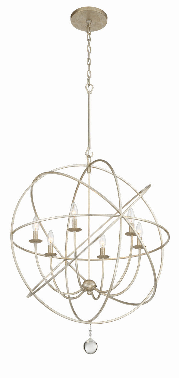 Crystorama Solaris 6 Light Chandelier