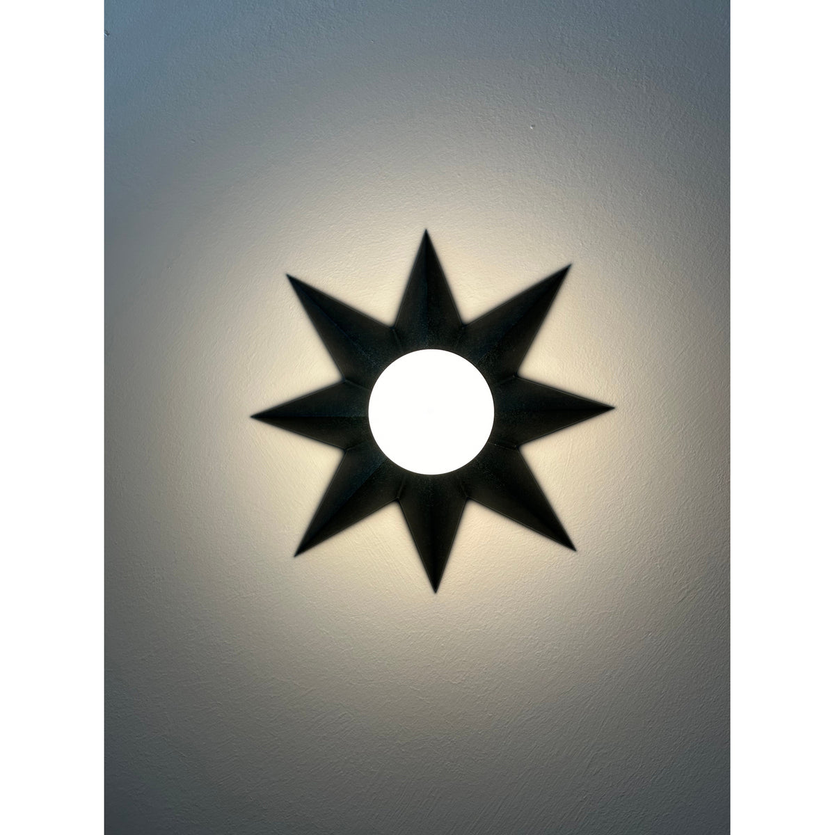Astro 1-Light Black Sconce