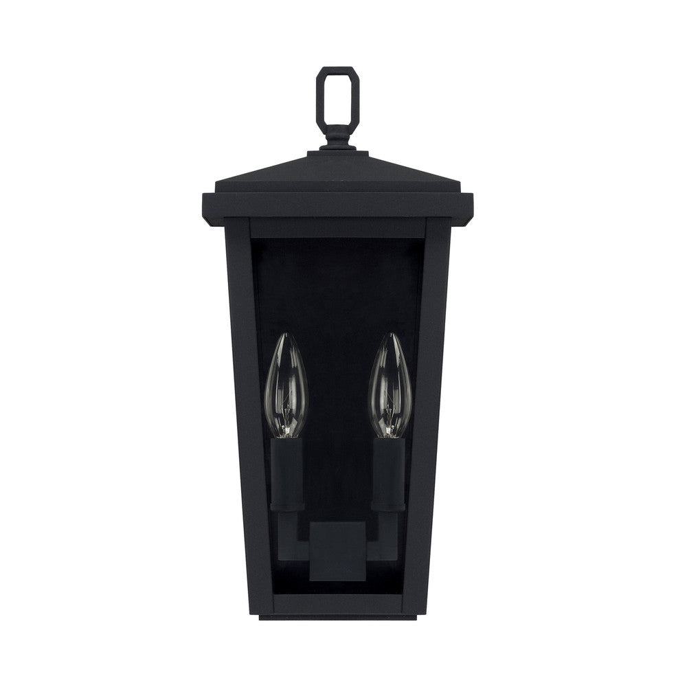 Capital Donnelly Outdoor Wall Lantern Black