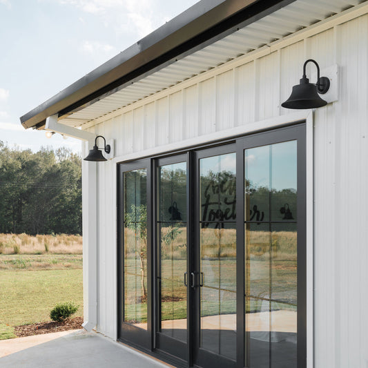 Capital Brock Outdoor Wall Lantern Black