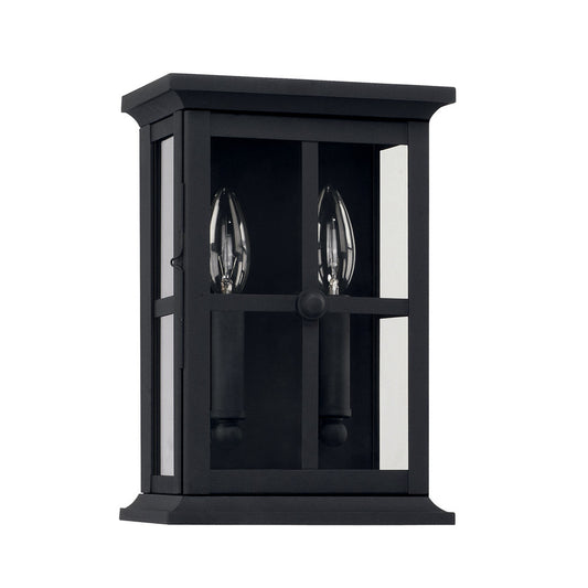 Capital Mansell Outdoor Wall Lantern Black