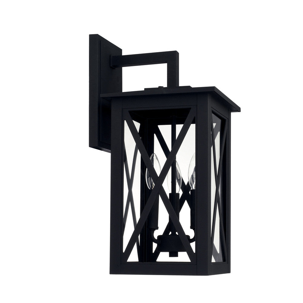 Capital Avondale Outdoor Wall Lantern Black