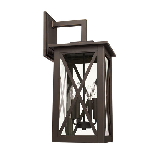 Capital Avondale Outdoor Wall Lantern Oiled Bronze