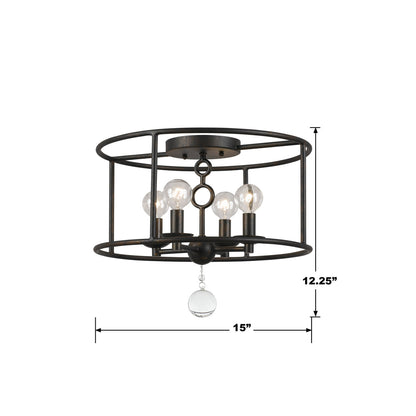 Semi-Flush Mts.-Crystorama-9267