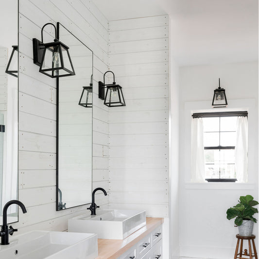 Capital Belmore Outdoor Wall Lantern Black