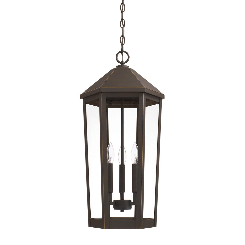 Capital Ellsworth Outdoor Hanging Lantern Oiled Bronze