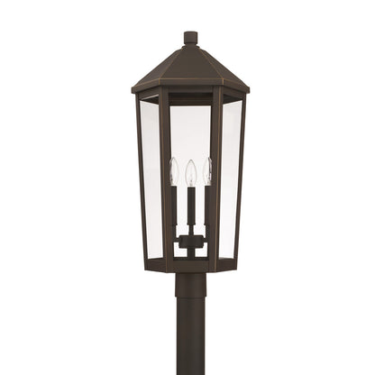 Capital Ellsworth Outdoor Post Lantern Oiled Bronze