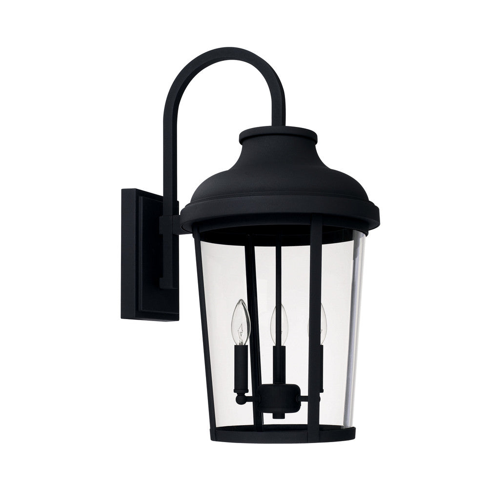 Capital Dunbar Outdoor Wall Lantern Black