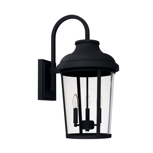 Capital Dunbar Outdoor Wall Lantern Black