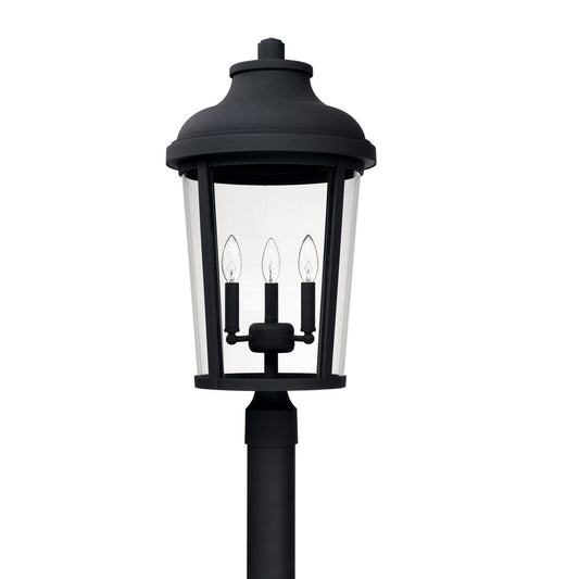 Capital Dunbar Outdoor Post Lantern Black