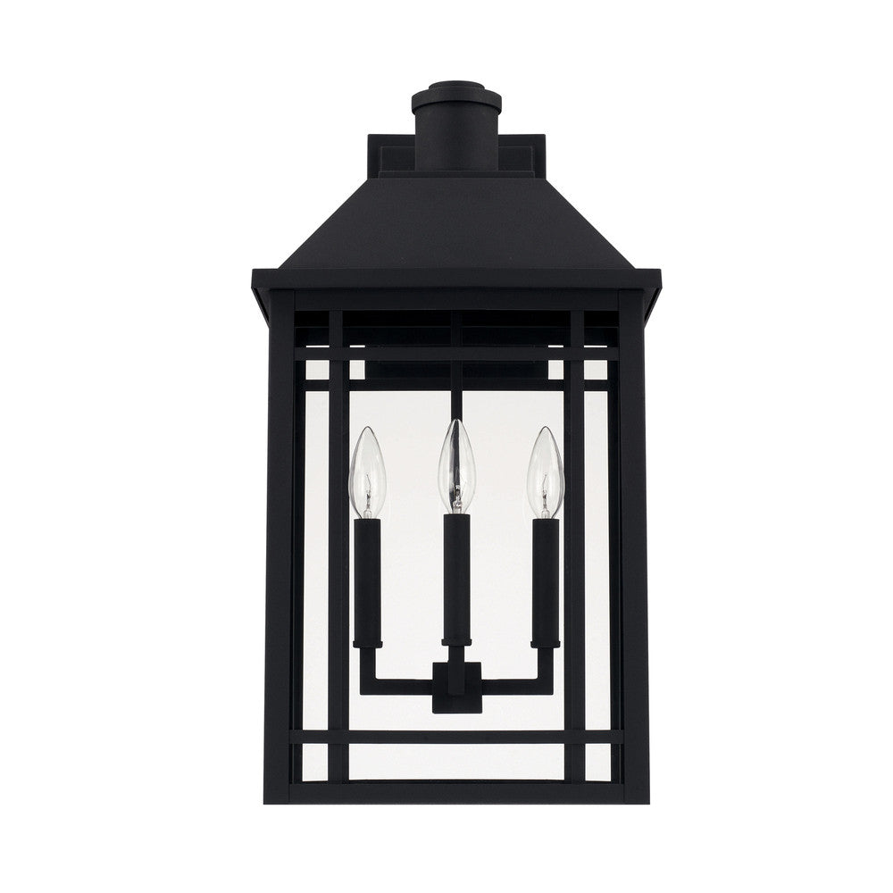 Capital Braden Outdoor Wall Lantern Black