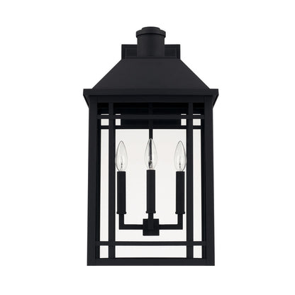 Capital Braden Outdoor Wall Lantern Black