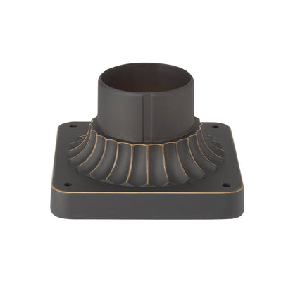 Outdoor Pier Mount Flange - Oiled Bronze