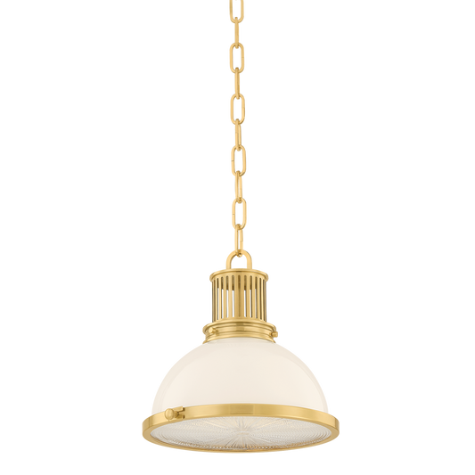 Hudson Valley Pinesbridge 10.5" Pendant Aged Brass