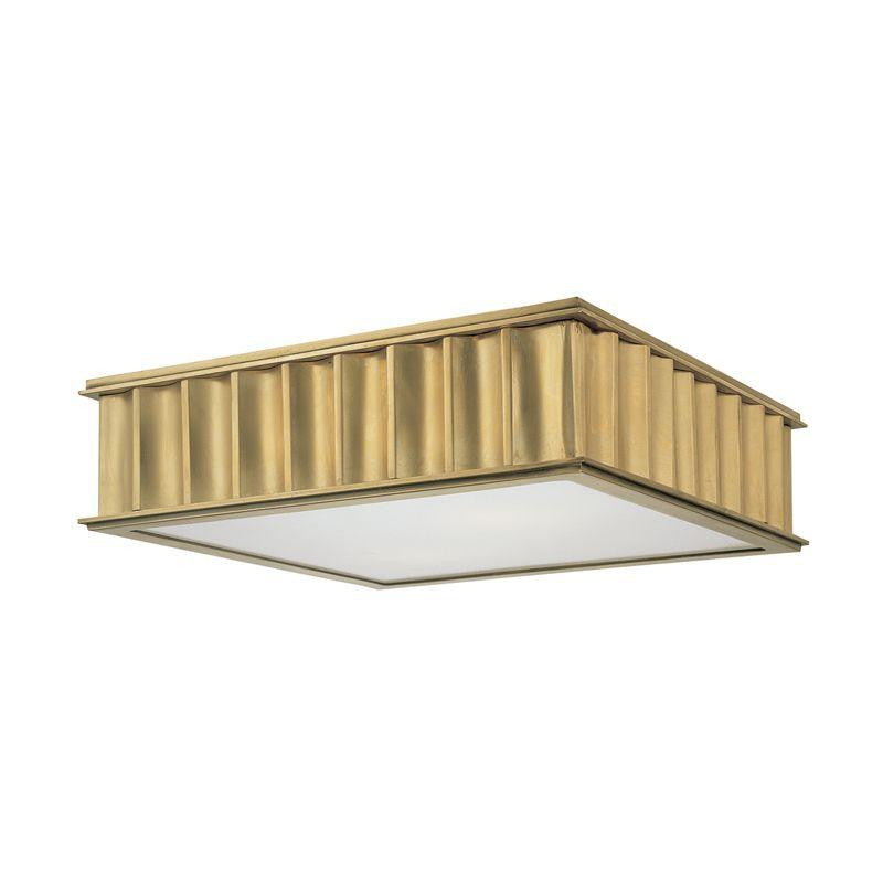 Hudson Valley Middlebury Flush Mount Antique Brass