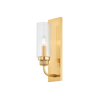 Hudson Valley Halifax Wall Sconce Aged Brass