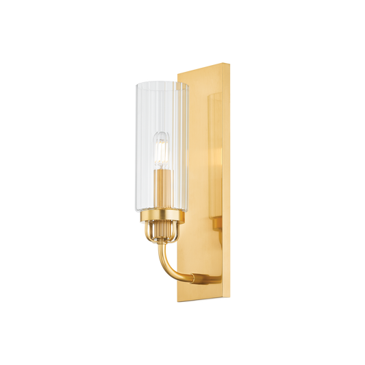 Hudson Valley Halifax Wall Sconce Aged Brass