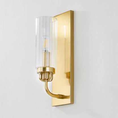 Hudson Valley Halifax Wall Sconce Aged Brass detail view 1