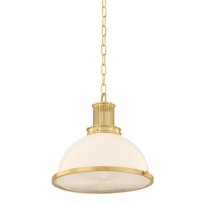 Hudson Valley Pinesbridge 14.5" Pendant Aged Brass