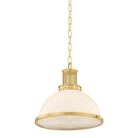 Hudson Valley Pinesbridge 14.5" Pendant Aged Brass