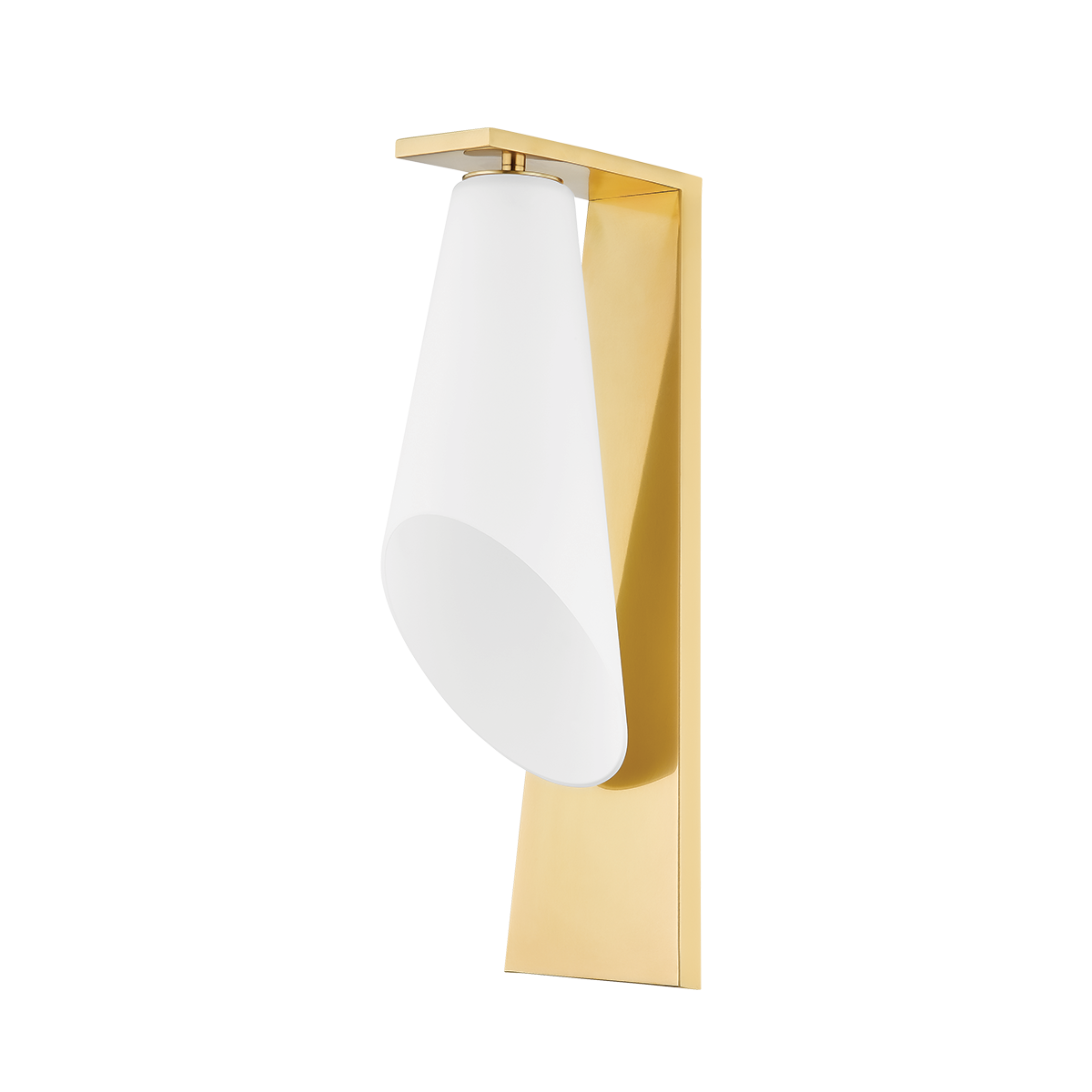 Hudson Valley Andros Wall Sconce Aged Brass