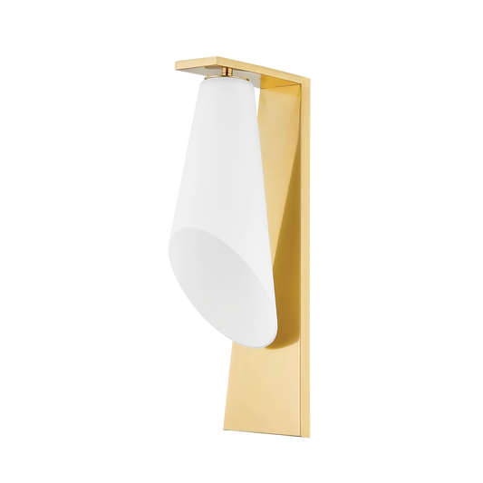 Hudson Valley Andros Wall Sconce Aged Brass