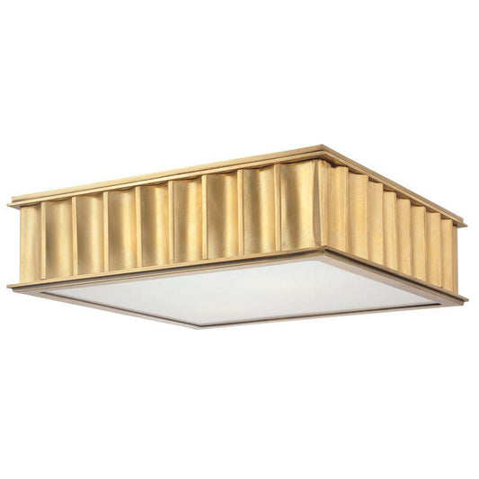 Hudson Valley Middlebury Flush Mount Antique Brass