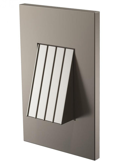 Generation Lighting Tarpa Amber LED Step Light Satin Nickel