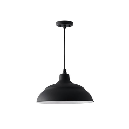 Capital RLM 1-Light Outdoor Pendant in Black