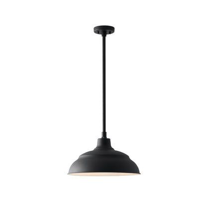 Capital RLM 1-Light Outdoor Pendant in Black