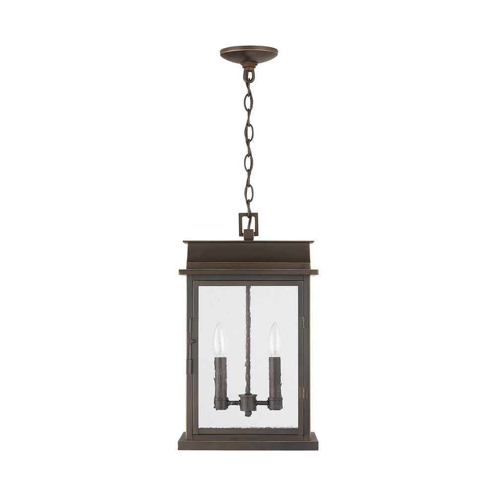 Capital Bolton Outdoor Hanging Lantern Oiled Bronze