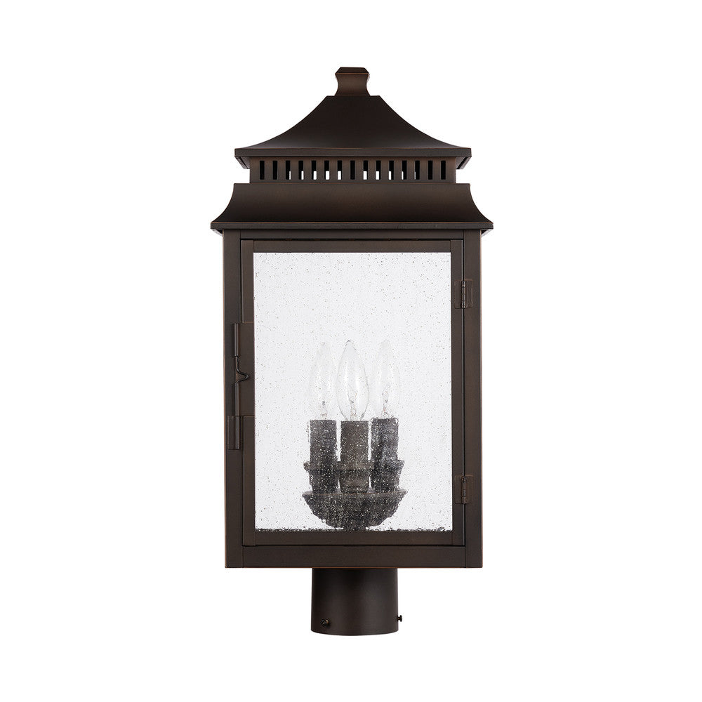 Capital Sutter Creek Outdoor Post Lantern Oiled Bronze
