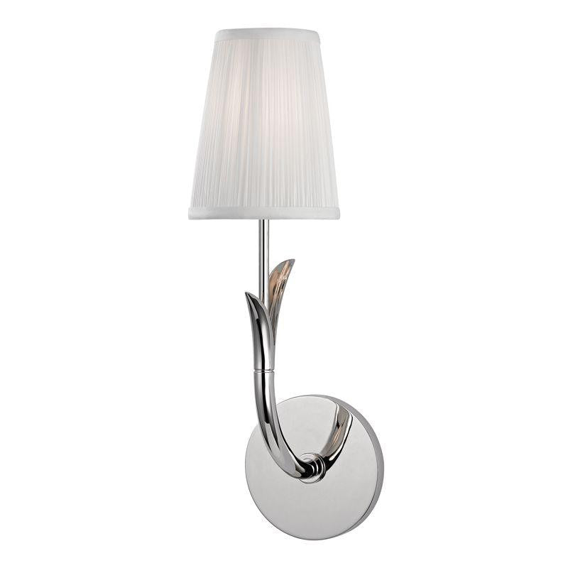 Hudson Valley Deering Wall Sconce Polished Nickel