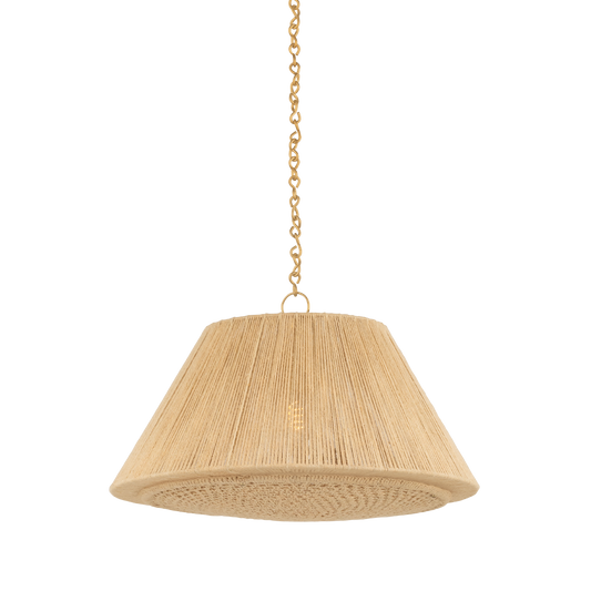 Hudson Valley Mystic 24" Pendant Aged Brass