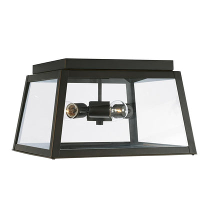 Capital Leighton Outdoor Flush Mount Oiled Bronze