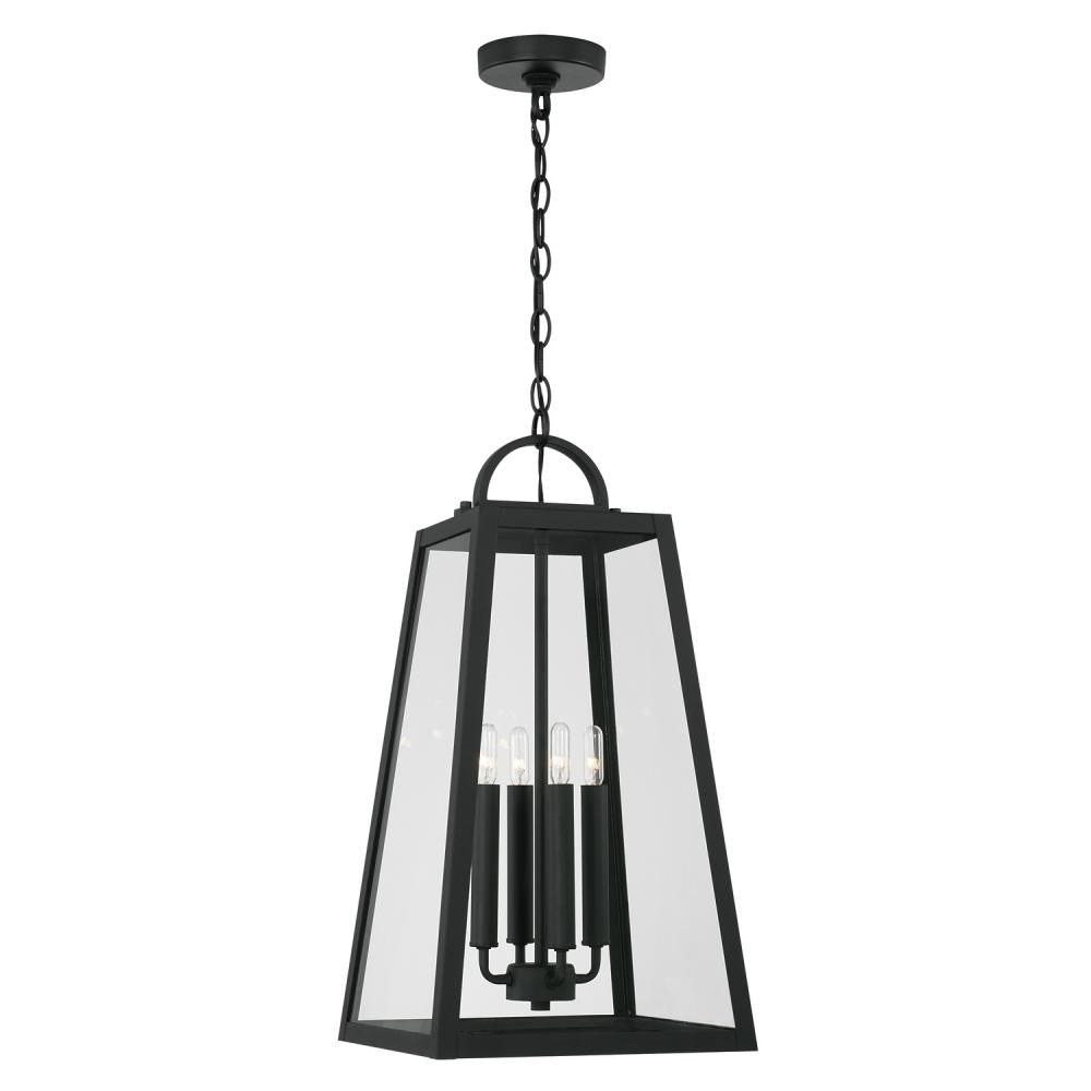 Capital Leighton Outdoor Wall Lantern Black