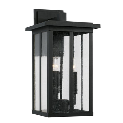 Capital Barrett Outdoor Wall Lantern Black