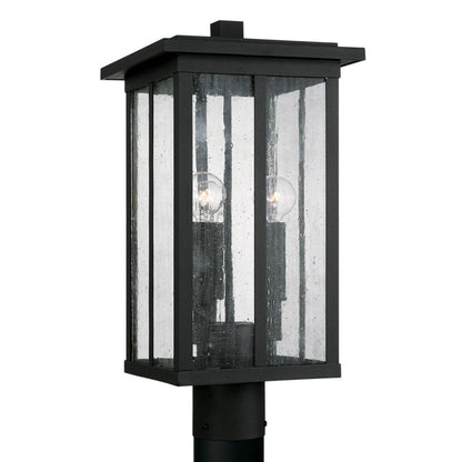 Capital Barrett Outdoor Post Lantern Black