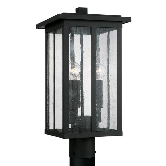 Capital Barrett Outdoor Post Lantern Black