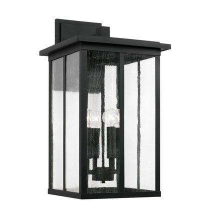 Capital Barrett Outdoor Wall Lantern Black