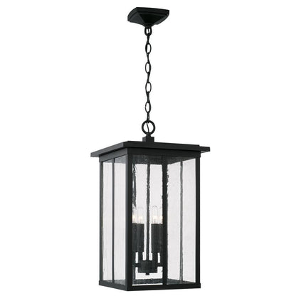 Capital Barrett Outdoor Hanging Lantern Black