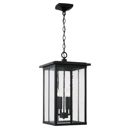 Capital Barrett Outdoor Hanging Lantern Black
