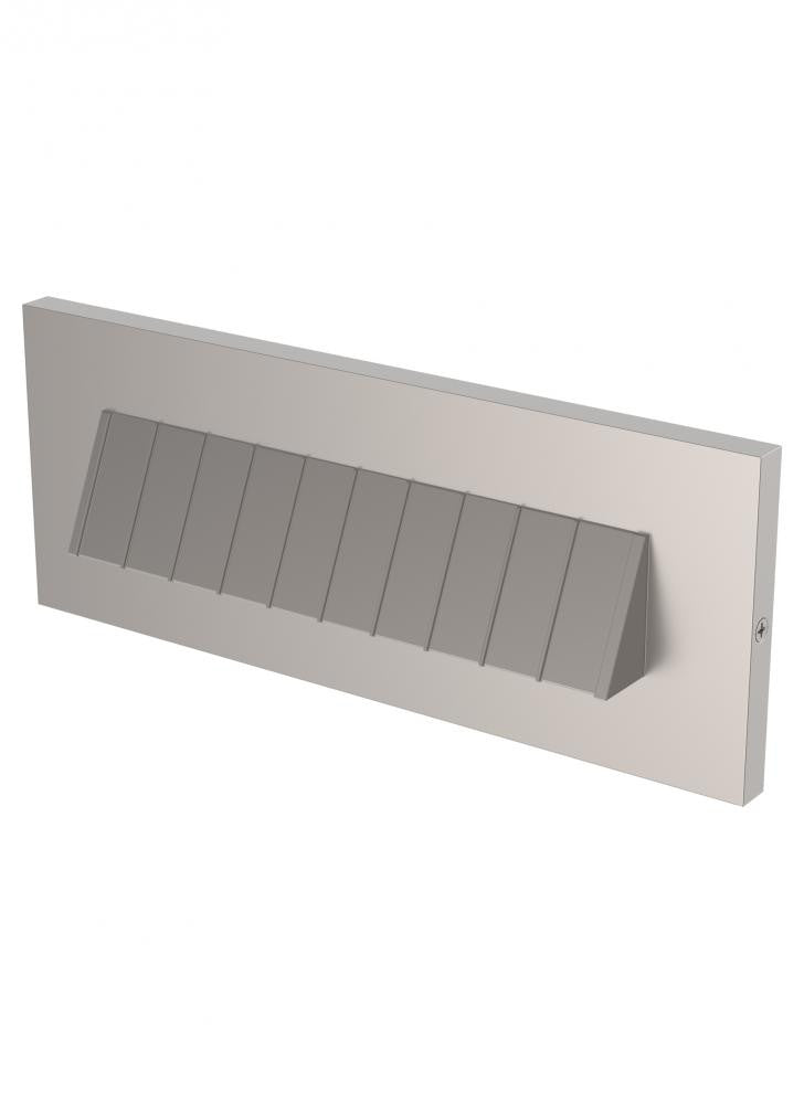 Generation Lighting Tarpa Amber LED Brick Light Satin Nickel