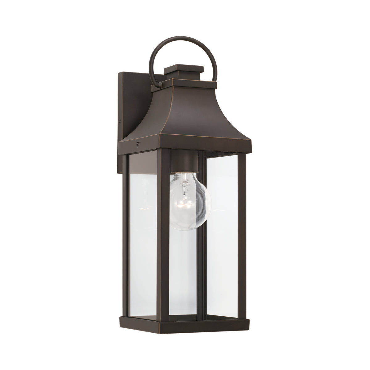 Capital Bradford 1-Light Outdoor Wall Lantern - Oiled Bronze