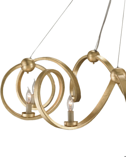 Ringmaster Chandelier Currey and Company 9490